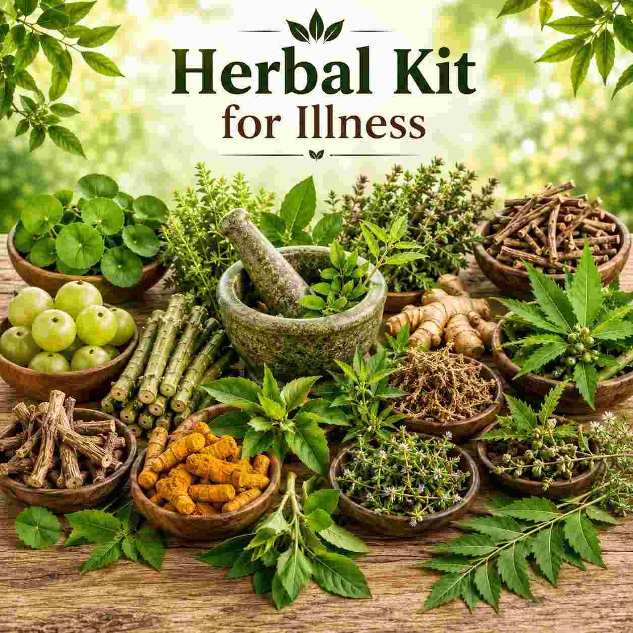 Herbal Kit For illness Care 